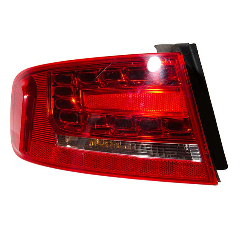 Audi A4 S4 2008-2015 Rear Light Left Saloon Led Type Outer Thin Clear Ind