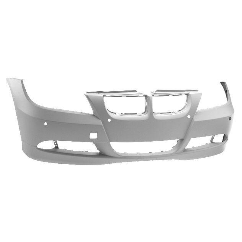 BMW 3 Series 2005-2012 Front Bumper Primed Lci No Lamp Wash Holes & Pdc