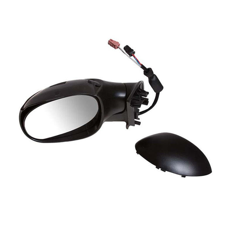 Citroen C3 2002-2010 Ns Door Mirror Electric Heated Inc Glass & Black Cover
