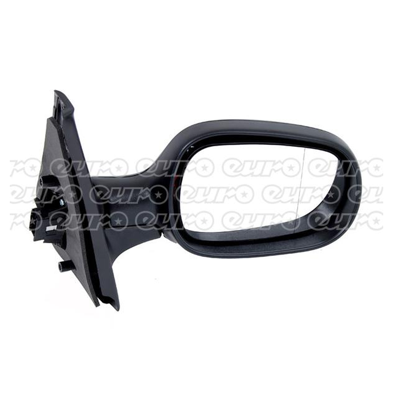 Clio 1998-2009 Os Door Mirror Electric Heated Temp Sensor Aspherical Black
