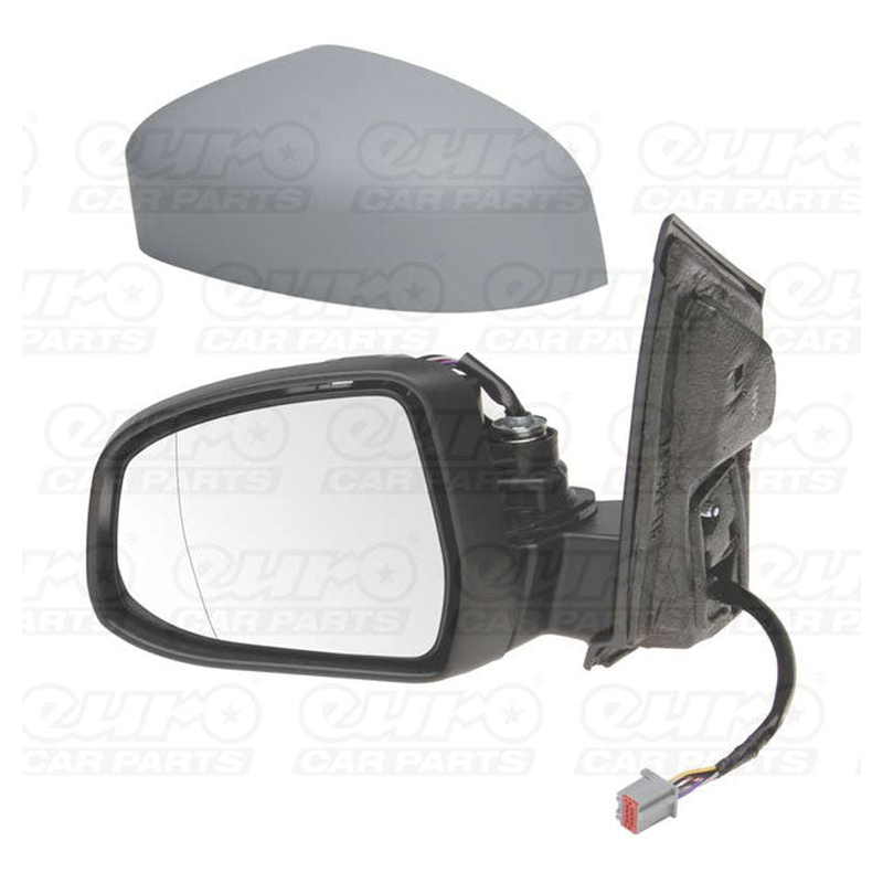 Ford Focus 2004-2011 Ns Mirror Electric Heated Power Fold Puddle Lamp Primed