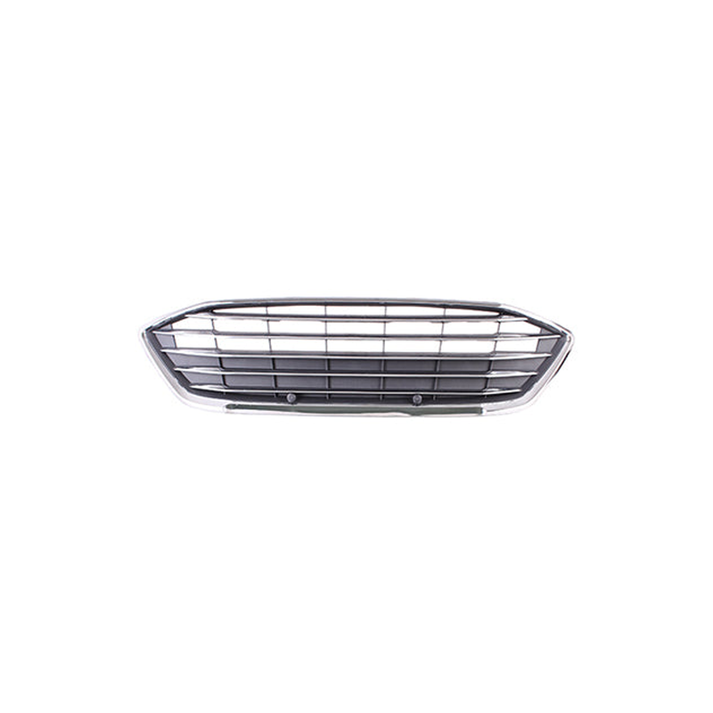 Ford Focus 2018-2024 Front Bumper Main Grille With Trim Strip Black/Chrome