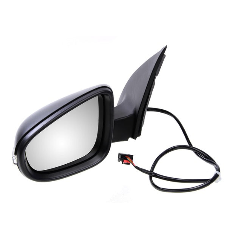 Golf 2004-2013 Ns Mirror Electric Black Heated With Indicator & Glass No Memory