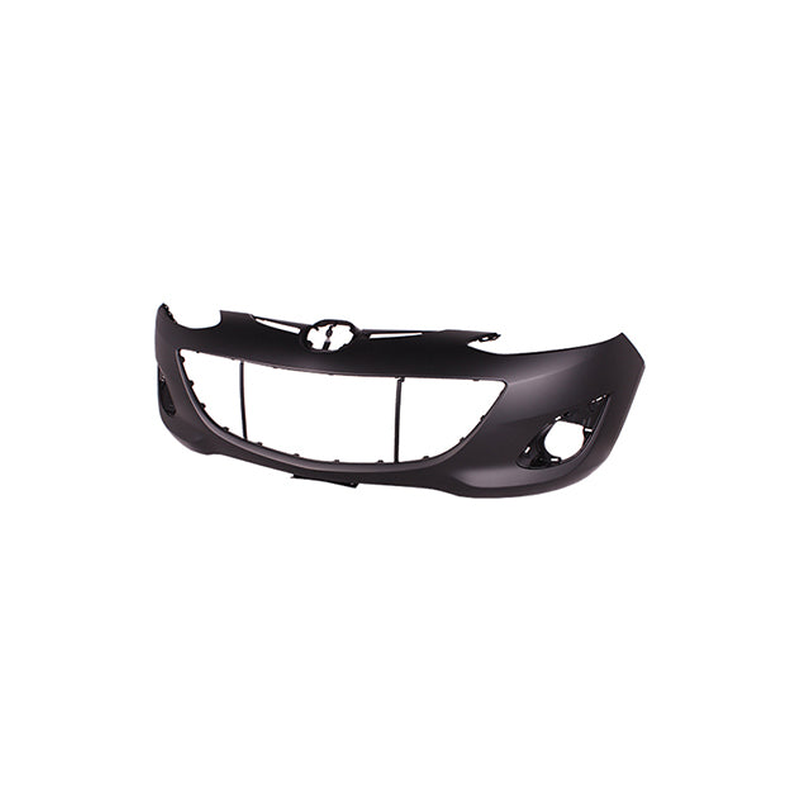 Mazda Mazda2 2007-2015 Front Bumper Primed & Fog Lamp Holes