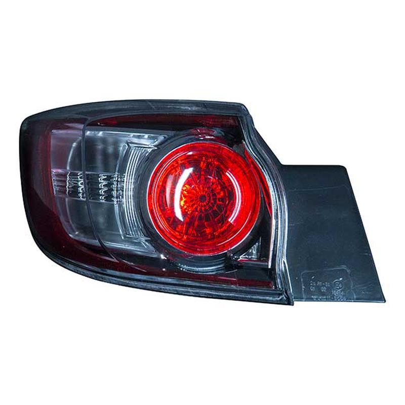 Mazda Mazda3 2009-2013 Rear Outer Light Left Hatchback Only Bulb Type