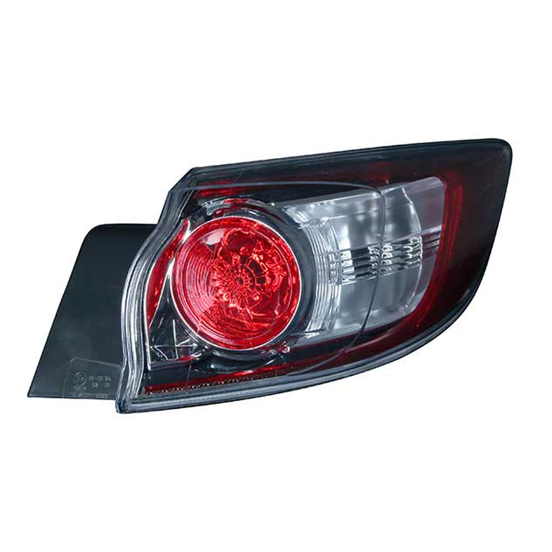 Mazda Mazda3 2009-2013 Rear Outer Lamp Hatchback Only Bulb Type Right