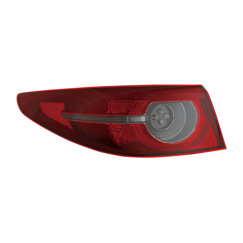 Mazda Mazda3 2019-2023 Rear Left Light Outer Not Dynamic Led Smoked
