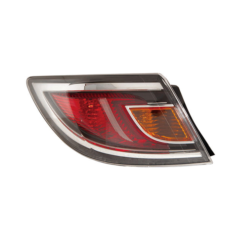 Mazda Mazda6 2008-2012 Rear Left Light Outer Sal/Hatch Chrome Trim Bulb Type