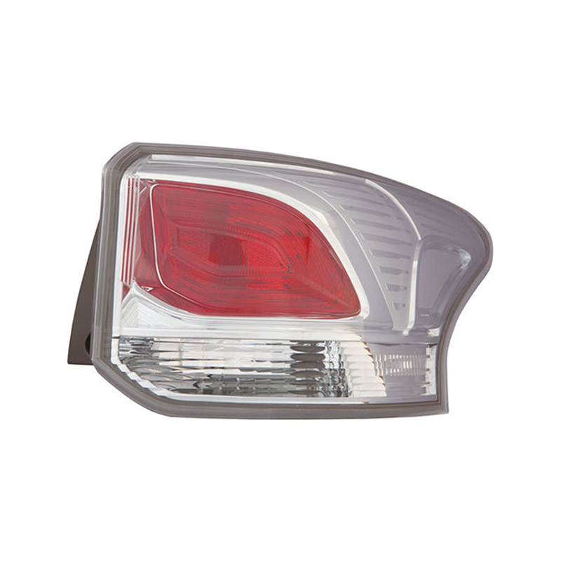 Mitsubishi Outlander 2013-19 Right Rear Light Clear Outer/Red Centre Bulb Type