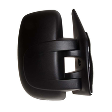 Nissan Master Movano 2000-2022 Os Door Mirror Black Manual Short Arm