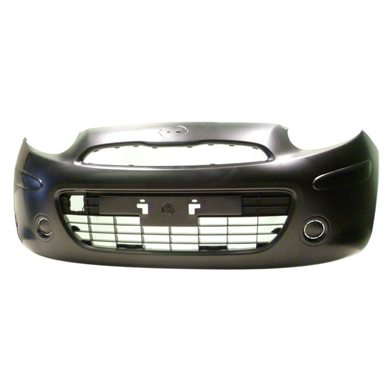 Nissan Micra 2010-2017 Front Bumper No Fog Lamp Holes No Pdc To Be Primed