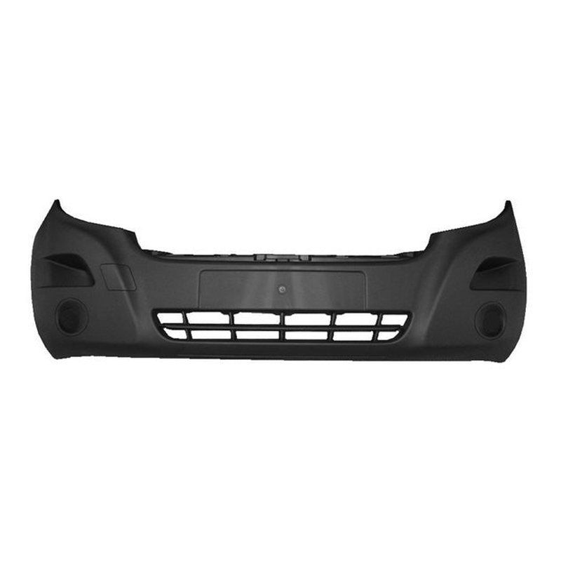 Nissan Renault Nv400 Master 2010-2023 Front Bumper Black No Fog Lamp Holes