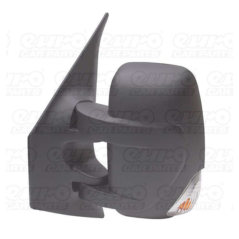 Nv400 Master 2010-2023 Ns Mirror Housing Manual Short Arm Black Inc Lower Glass