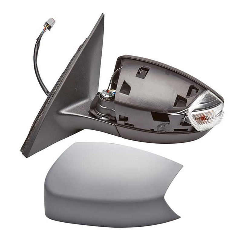 S-Max 2006-15 Ns Mirror Electric Heated & Indicator Primed 6Wries In 8 Pin Plug