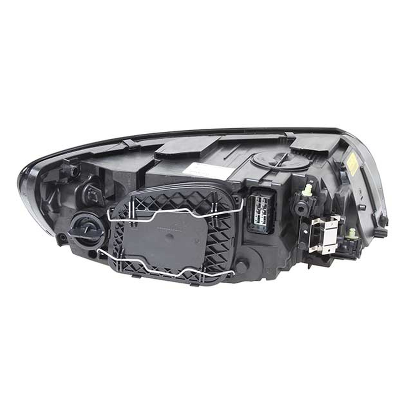 Volvo S40 V50 2004-2012 Headlight Halogen Chrome Bezel Inc Motor Left
