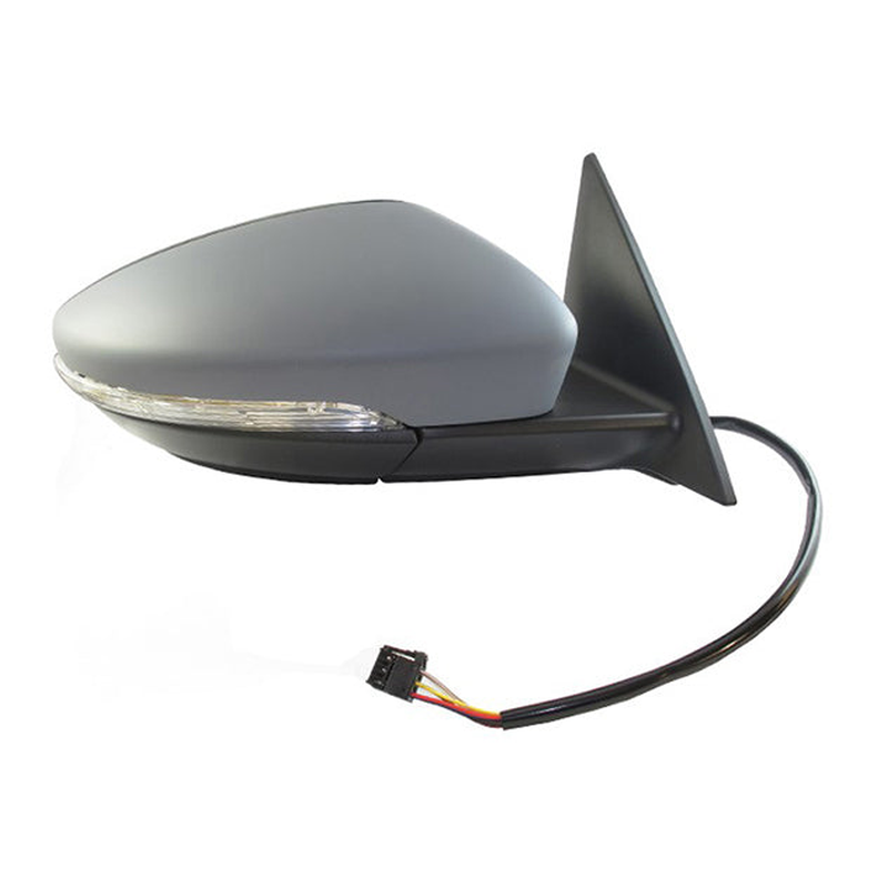 VW Beetle 2011-2016 Os Mirror Electric Heated Inc Glass & Primed Cover