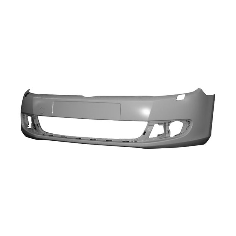 VW Golf 04-15 Front Bumper Primed With Fog Lights With Lamp Wash & Park Assist