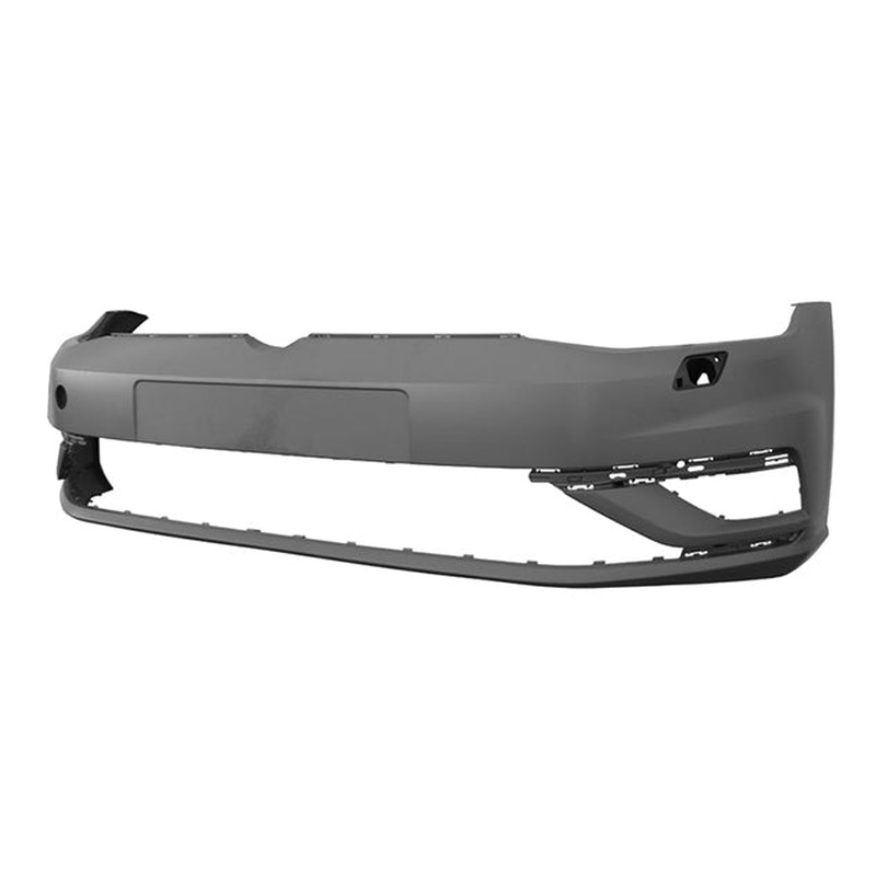 VW Golf 2012-2019 Front Bumper Primed & Lamp Wash Holes