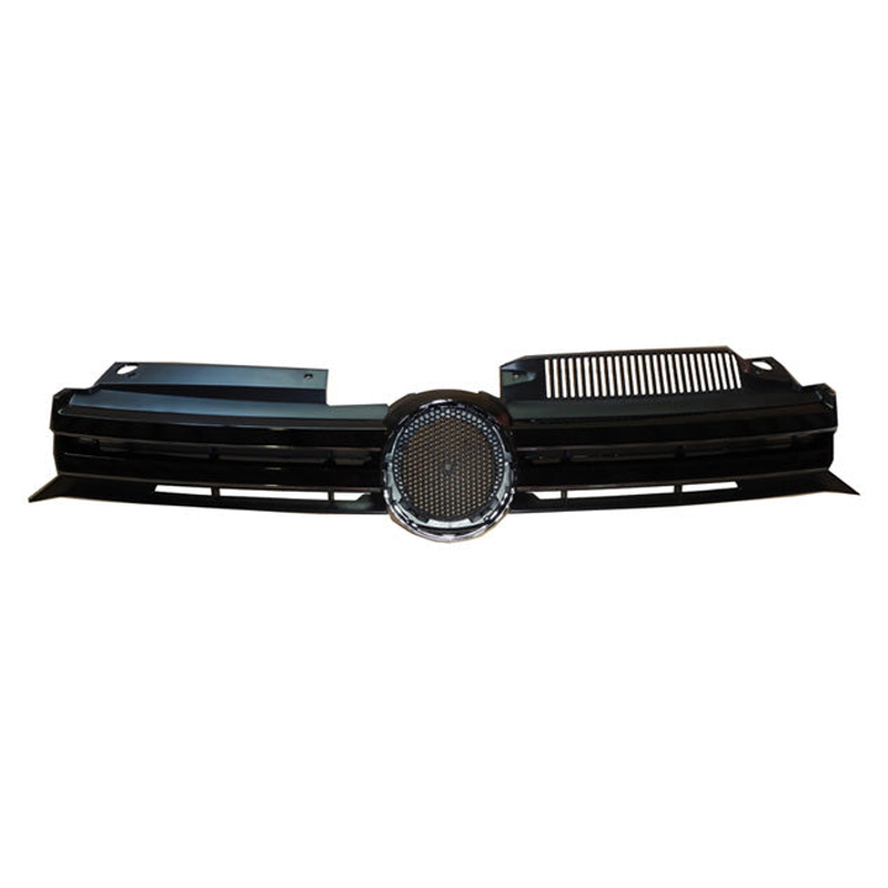 VW Golf Golf Cabriolet 2004-2015 Radiator Grille Black & Chrome Moulding