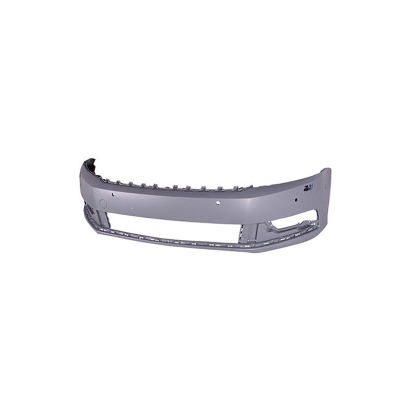VW Passat 2010-2014 Front Bumper Primed & Pdc & Lamp Wash Holes & Park Assist