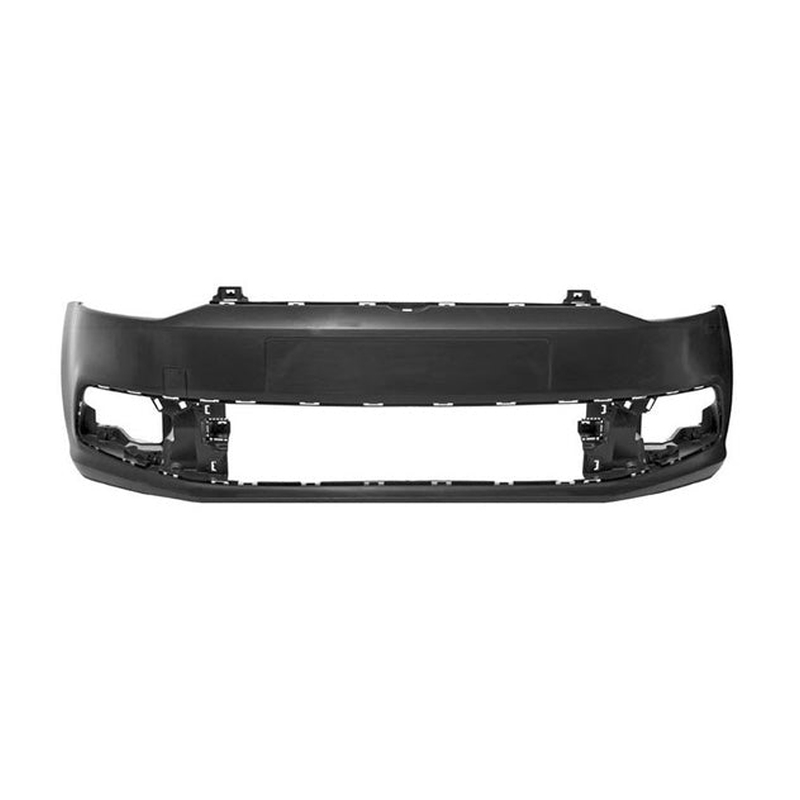 VW Polo Hatch 2009-2016 Front Bumper Primed No Lamp Wash Holes