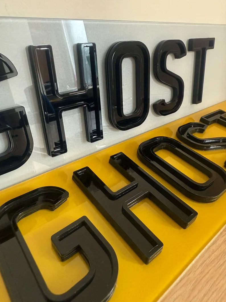 Fully Legal 4D Ghost Number Plates - Premium Custom Plates