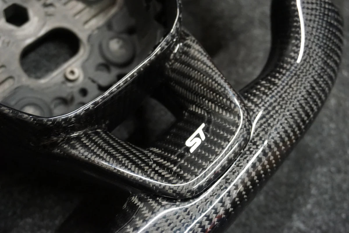 Ford Fiesta MK8 / MK8.5 Carbon Fibre Custom Steering Wheel (MK8 2018+)