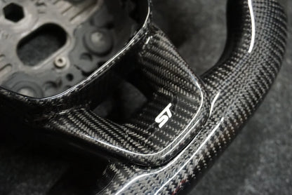 Ford Fiesta MK8 / MK8.5 Carbon Fibre Custom Steering Wheel (MK8 2018+)
