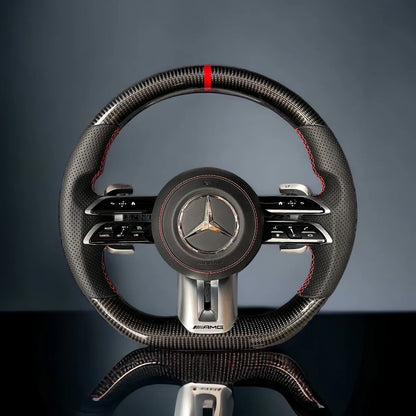 Mercedes Benz E Class Custom Carbon Fibre Steering Wheel