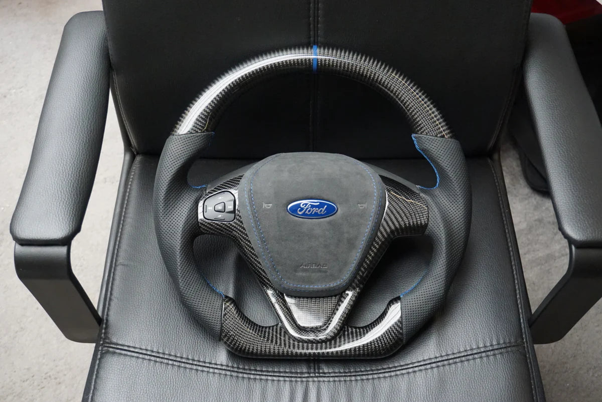Ford Fiesta Carbon Fibre Custom Steering Wheel
