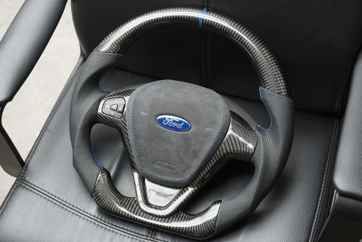 Ford Fiesta Carbon Fibre Custom Steering Wheel