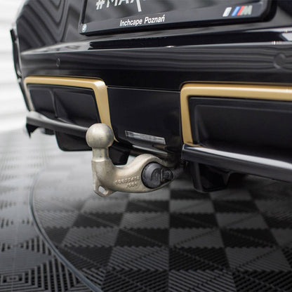 Maxton Design BMW G09 XM Rear Diffuser With Vertical Bars In Gloss Black