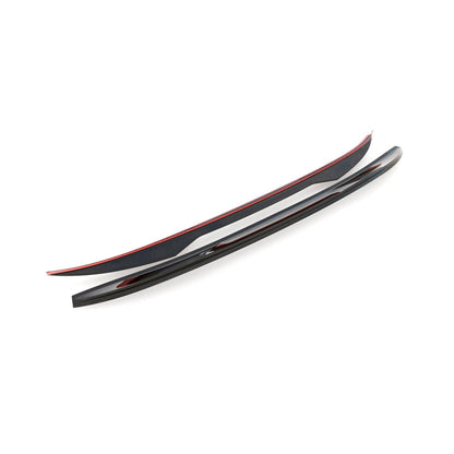 Maxton Design BMW F98 X4M & G02 X4 LCI Rear Lower Spoiler Cap In Gloss Black (2022+)
