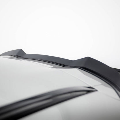 Maxton Design BMW F98 X4M & G02 X4 Pre-LCI Rear Upper Spoiler Cap In Gloss Black (2019-2021)