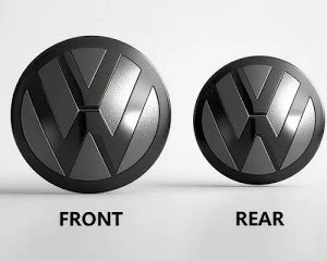 VW Polo 2018–2020 Front & Rear Badge Replacement Set – Genuine Style Emblems